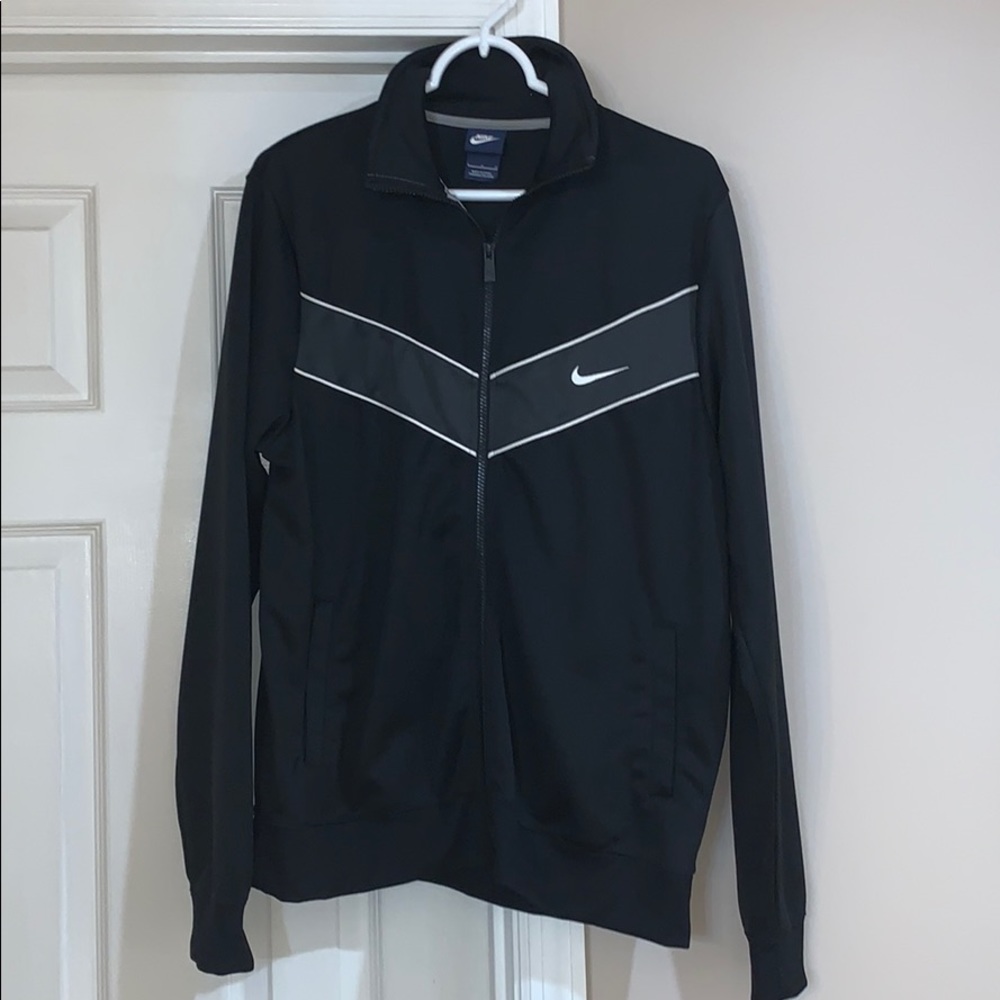 Nike front zip warm up jacket